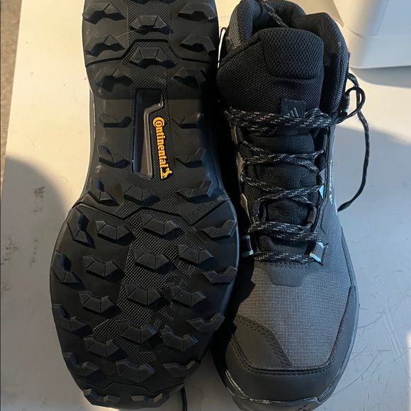 Adidas Terrex AX4 Mid GORE-TEX Hiking Shoes GTX Boots | Women's 9 Black Grey NEW - Picture 12 of 13